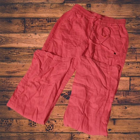 Love Tree Coral Wide Leg Pants - Picture 8 of 16